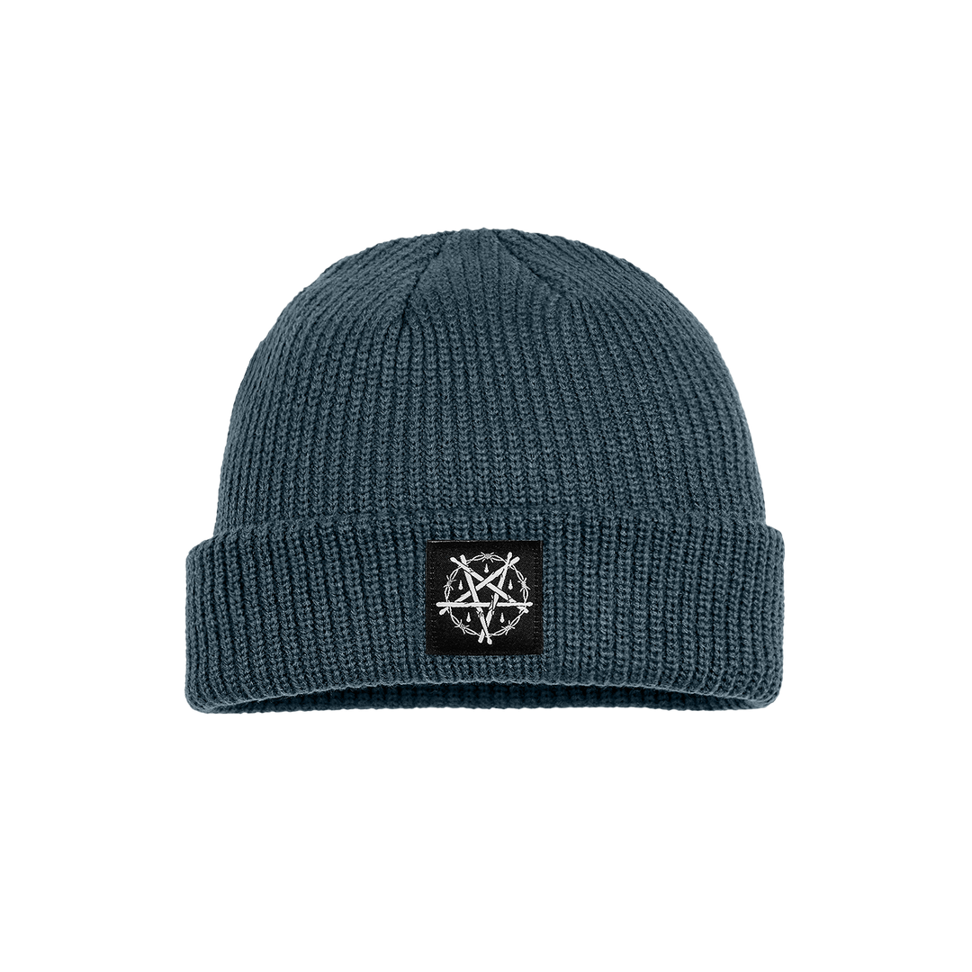 FISHERMAN BEANIE (PETROL BLUE)