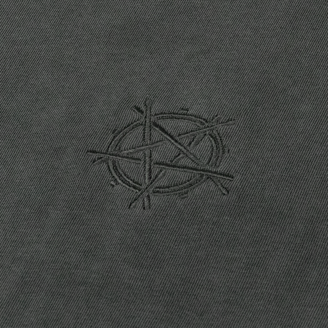 SLAM EMBROIDERED T-SHIRT VINTAGE BLACK